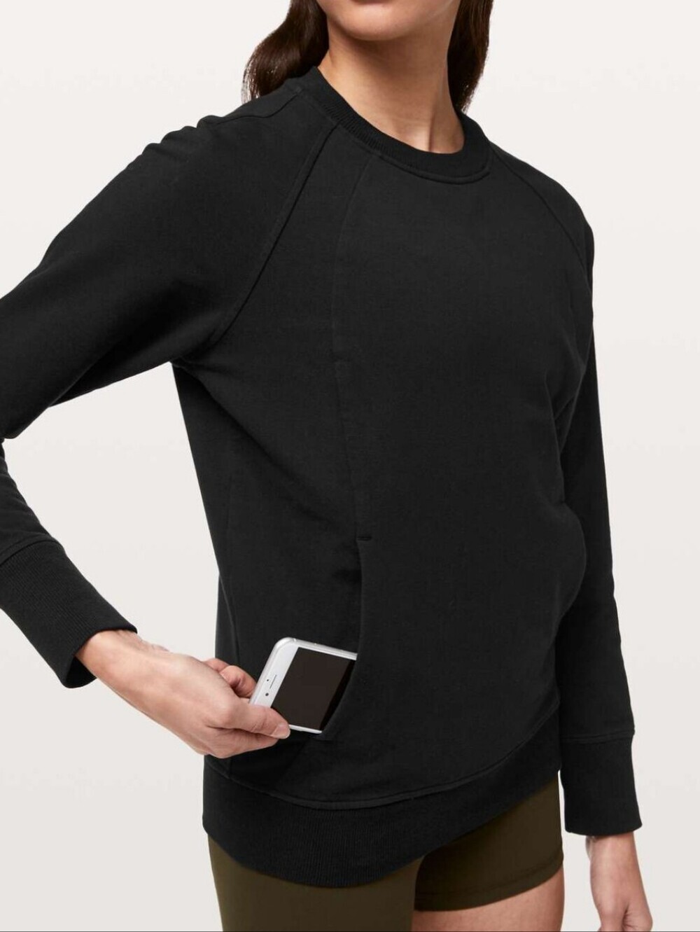 Lululemon Scuba Crew Black Size 4 - Picture 2 of 8